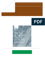 The Law of Capital Markets in The EU Disclosure and Enforcement 1st Edition Konstantinos Sergakis 2024 Scribd Download