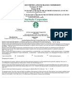 Starbucks Annual Report