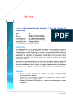 Excel - Orientado Al Analisis de Datos y Toma de Decisiones (Basico)