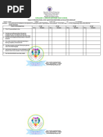 TOS M E Checklist