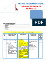 4° Sesión Día 1 Com Leemos Reglas de Tránsito