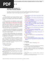 Standard Specification For Flat Fiber-Cement Sheets