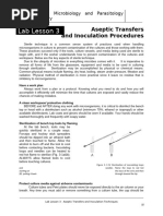 Lab 3 - Sterile Technique