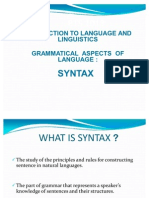 Syntax Presentation