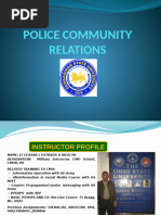 Police Community Relations