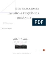 Tipos de Reacciones Químicas y Su Clasificación