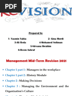 Introduction To Management - Revision - Riham Sabry