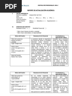 Reporte de Actualizacion Academica 2024