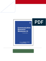 Immediate Download Communication Research Measures III: A Sourcebook Elizabeth E. Graham Ebooks 2024