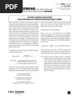 Orifice Sizing - Boiler Feed Bypass