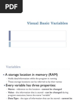 Visual Basic Variables