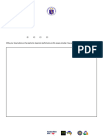 (Appendix C-13) COT-RPMS Observation Notes Form