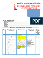 4° Sesión Día 4 Mat Descubrimos Patrones Multiplicativos