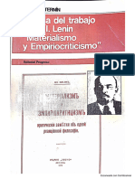 Acerca Del Trabajo de V. I. Lenin "Materialismo y Empiriocriticismo" - Abram Sternín