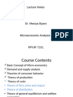 Intermediate Microeconomics (RPUR 7101) MIPANGO