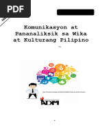 Kom11 - Q2 - Mod7 - Introduksyon Sa Pananaliksik Sa Wika at Kulturang Pilipino - Version3