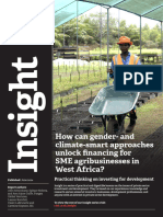 How Can Gender-And Climate-Smart Approaches Unlock Financing For SME Agribusinesses in West Africa?