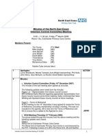 Minutes Infection Control Committee Mar 08