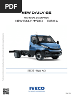 Iveco Daily 50C15 Specification Sheet April 2017