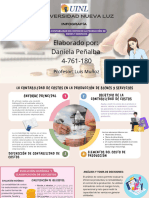 Infografia Sobre La Contabilidad de Costos en La Producción de Bienes y Servicios