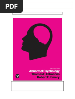 Test Bank For Abnormal Psychology 9th Us Edition by Oltmanns