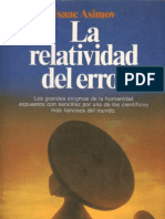 Asimov, Isaac - La Relatividad Del Error