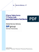 Spgroup Testing Service T3 Training Guide: Quick-Start Guide To Test Director