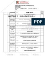 3° Sec - Historia Del Perú Programación de Sesión de Aprendizaje 2021