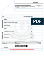 Indian Income Tax Return Acknowledgement: Acknowledgement Number: Date of Filing