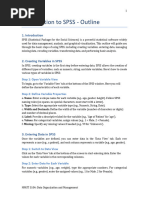 Introduction - To - SPSS - Outline