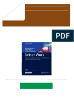 Better Work The Impact of Automation Flexibilization and Intensification of Work 1st Edition Monique Kremer All Chapter Instant Download