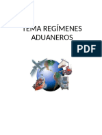 Normativa Legal y Regimenes Aduaneros