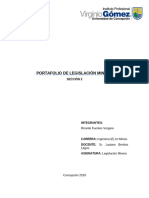 Portafolio de Legislación Minera