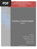 UNIDAD II - Límites y Continuidad