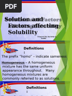 SCI6 W2 Q1 Solutions, Factors Affecting Solubility