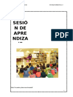 Primer Grado Sesion de Aprendizaje