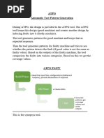 Atpg and Coverage Analysis