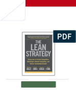 The Lean Strategy: Using Lean To Create Competitive Advantage, Unleash Innovation, and Deliver Sustainable Growth 1st Edition Daniel Jones