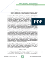 Resolución de 20 de Enero de 2022 Dirección Gerencia Delegación Competencias