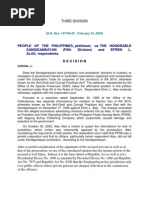 People of The Philippines, Petitioner, vs. The Honorable Sandiganbayan (Fifth Division) and Efren L. ALAS, Respondents