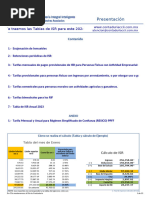 Tablas ISR Excel