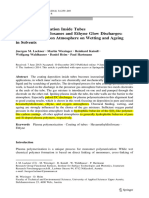 Plasma Polymerization Inside Tubes in Hexamethyldisiloxanes and Ethyne Glow Discharges, Effects of Deposition Atmosphere On Wetting and Ageing in Solvents