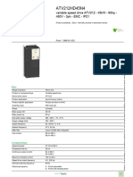 Altivar 212 Variable Frequency Drive VFD - ATV212HD45N4