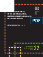 Guidelines For Use of The ILO Inernational Classification Od Radio Graphs of Pneumoconioses