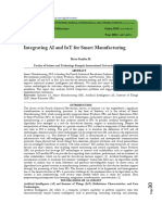 Integrating AI and IoT For Smart Manufacturing