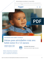 Ideias para Atividades Com Seu Bebê Entre 0 e 12 Meses - MUSTELA