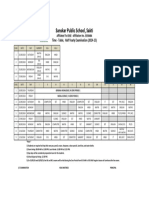 Time-Table HY 2024-25