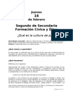 SECUNDARIA SEGUNDO 16 DE FEBRERO FCyE