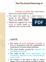 Chapter Two: The Social Patterning of Health