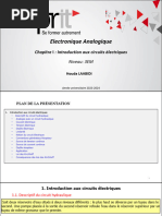 Chapitre 1 - Introduction Aux Circuits Électriques